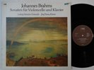 LUDWIG HOELSCHER JORG DEMUS Brahms Sonata For Cello Piano MPS LP EX classical