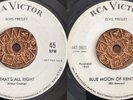 Elvis Presley - 4 PROMO 45s That's All Right, Heartbreak Hotel, Good Rockin' VG+