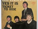 THE BEATLES: Ticket To Ride/Yes It Is Original Capitol 45 w/ Pic Sleeve -VG+