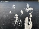 Very rare Justine Self Titled vinyl LP 1970 UK pressing Psychedelic Rock Album