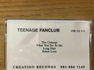 Teenage Fanclub - The Concept advance promo preview cassette tape RARE CREATION
