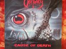 Obituary – Cause Of Death Vinyl LP 1.Press 1990 VG+ Death Sepultura Morbid