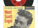 SCOTT ENGEL on Orbit —THE LIVIN' END— rockabilly 45 & Picture Sleeve | USA ORIG