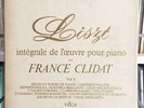 LISZT COMPLETE PIANO WORKS VOL. 4 FRANCE CLIDAT 4Lps Box ED1 VEGA STEREO NM+