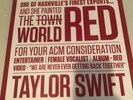 RARE Taylor Swift RED 2LP Vinyl Promo ACM FYC