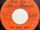 RUDY TEE & RENO BOPS Talk About Soul TEJANO SOUL FUNK 45 *hear*