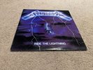 metallica ride the lightning vinyl Australian WEA First Press
