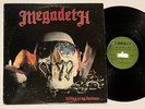 MEGADETH Killing Is My Business… LP on COMBAT w GREEN LBLS | AUTOGRAPHED INNER