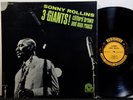 SONNY ROLLINS 3 GIANTS  LP PRESTIGE PRLP 7291 MONO DG RVG 1966 Jazz BROWN ROACH