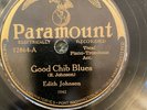 Paramount 12864 Edith Johnson w Ros Sykes & Ike Rodgers 1929  Blues 78 rpm  V++