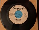 DON WYATT I'm In Love Rare Northern Soul Teen R&B Popcorn BRENT 45 