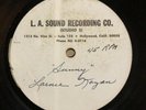 LAINIE KAZAN - Sunny -one Sided 8” Acetate - L.a. Sound - 45 Rpm Bobby Hebb