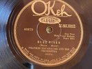 Okeh 40879 Frank Trumbauer Or w BIX BEIDERBECKE Blue River 1927  jazz 78 rpm  E-