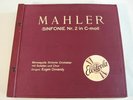 Symphony 2 C-minor MAHLER ORMANDY Minneapolis Electrola 2751 11x78 12