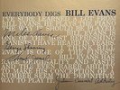 RARE JAZZ LP BILL EVANS TRIO EVERYBODY DIGS OG US RIVERSIDE RLP 12-291 DG MONO