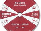 1959 STONEWALL JACKSON Country Rock 78 RPM Record. Waterloo/Smoke Along the Trac