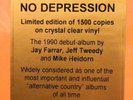 Uncle Tupelo NO DEPRESSION Critically Acclaimed Debut Lp Numbered Limited Clear