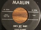 STEVE ALAIMO & THE RED COATS She's My Baby / Should I Care Rockabilly Marlin 45