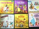 Vintage Disney Set Of 6 LP vinyl records, Bambi, Snow White, Mary Poppins...