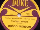 78 ROSCO GORDON T Model Boogie / New Orleans Women DUKE 106 E