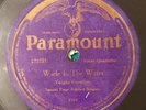 78 rpm Paramount Record 12273 Sunset Four Jubilee Singers Spiritual Blues V-