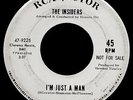 THE INSIDERS-I'm Just A Man-Rare Northern Soul Promo 45-RCA VICTOR #47-9225