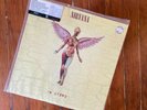 2009 nirvana in utero remastered neon yellow vinyl OOP never played