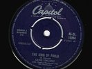 GENE VINCENT The King Of Fools Vinyl Record 7 Inch Capitol 1962 & Be-Bop-A-Lula