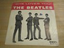45 RECORD THE BEATLES SHE LOVES YOU & I'LL GET YOU SWAN S-4152 RECORD AND SLEEVE