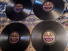 Chinese or Japanese Mee Shing Label 4 Oriental 78 RPM Records with Booklet