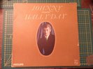 Rare 33t carton johnny chante hallyday dédicacé  sur sticker olympia