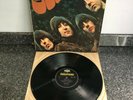 LP VINYL THE BEATLES RUBBER SOUL UK PRESS MONO PMC 1267 RARE COPY LOUD CUT VG+