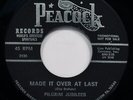 PILGRIM JUBILEES  Made It Over At Last Black Gospel Promo 45 PEACOCK #3136