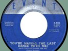 TOWNSMEN You're Having the Last Dance with Me 45rpm Event 1961 