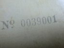 The Beatles, White album, Vinyl LP, PMC, Mono press, No EMI, Low number 0039001