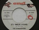 Rare Doo Wop R&B THE STARLIGHTERS It's Twelve O'Clock / The Birdland END 45 HEAR