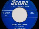 THE TRUMPETEERS Milky White Way  Rare Blues Gospel 45 SCORE #45-5001