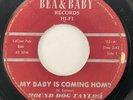 HOUND DOG TAYLOR My Baby is Coming Home Bea & Baby Blues 45 HEAR