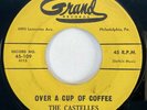 CASTELLES Over a Cup of Coffee / Baby Can't You See Grand Doo Wop R&B 45 HEAR