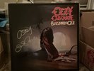 Ozzy Osbourne  SIGNED IN SILVER PAINT PEN  USA VINYL LP BLIZZARD OF OZZ Jsa Auth