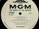 1971 THE WORST OF THE MOTHERS OF INVENTION MGM WHITE LABEL PROMO LP FRANK ZAPPA