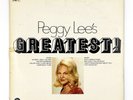 PEGGY LEE Peggy Lee's Greatest  (Original U.S. Gatefold Cover LP)