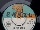 REGGAE. THE FEDERALS. IN THIS WORLD / YOU BETTER CALL ME.CAMEL LABEL. EXCELLENT.