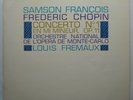 LP Samson François, Frederic Chopin, Orchestre National De L'Opera De Monte-Carl