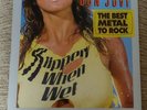 BON JOVI 'SLIPPERY WHEN WET' ORIGINAL BANNED COVER  SILVER BORDER  OOP