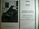 Jorg Demus-Bonn Recital In Honor Of The Beethoven Bicentennial-Musical Heritage
