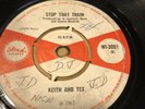 KEITH & TEX -STOP THAT  TRAIN / FEELING PECKISH / BOBBY ELLIS  67 ISLAND WI 3091