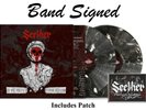 Seether BAND SIGNED  Si Vis Pacem, Para Bellum Black Ice Vinyl 2-LP Sleeve Issue