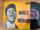 “HERE’S LITTLE RICHARD”LITTLE RICHARD ORIG.UK1957 N.MINT LP 1st PRESS MONO (RED)