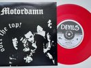 THE DAMNED 'Over the top' Red Vinyl 7